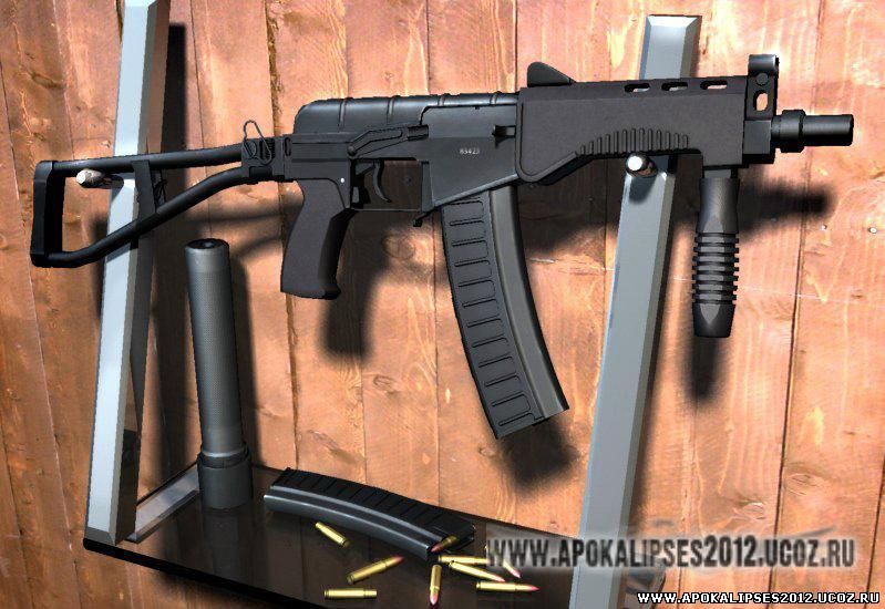 Скачать модель АК-47 для CS 1.6 - SR-3M Vikhr (CS version)